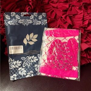 Brand new women sexy thigh high pantyhose in pink  new with tag